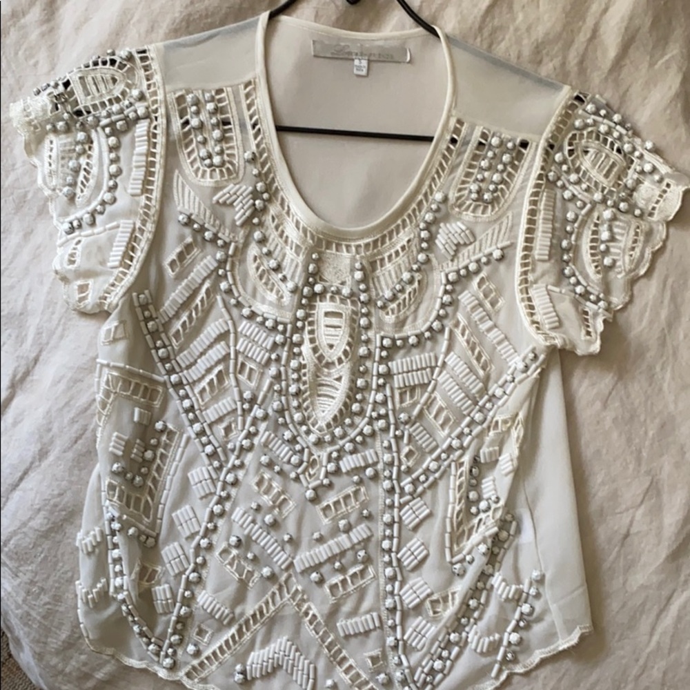 Lovers + Friends Beaded Top